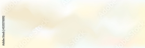 Abstract white cream gradient background.