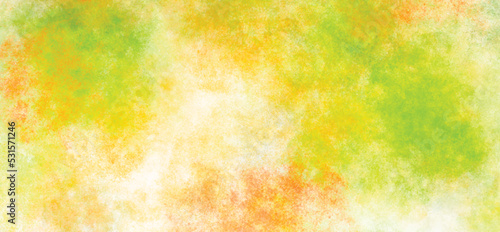 abstract red and yellow green texture background. Distressed vintage grunge and watercolor paint stains. Realistic rusty texture metal grunge. Watercolor grunge texture wallpaper	