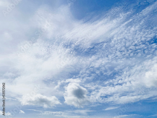 blue sky with clouds © panchanok