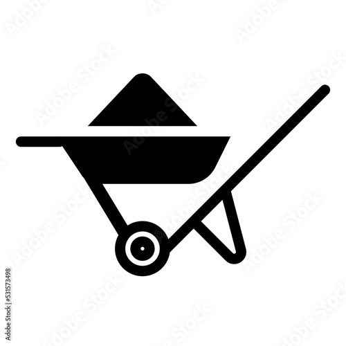 sand trolley icon