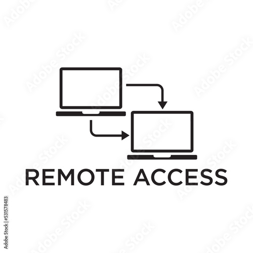 remote access icon , computing icon