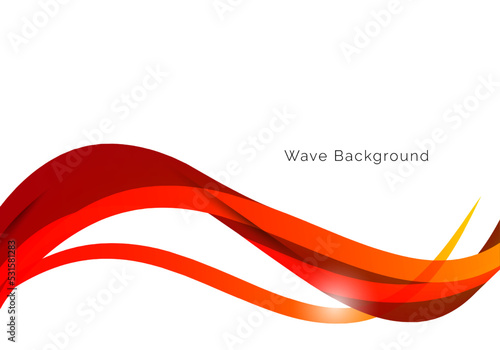 Abstract colorful modern wave background