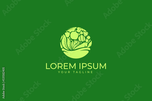 vegetarian health logo