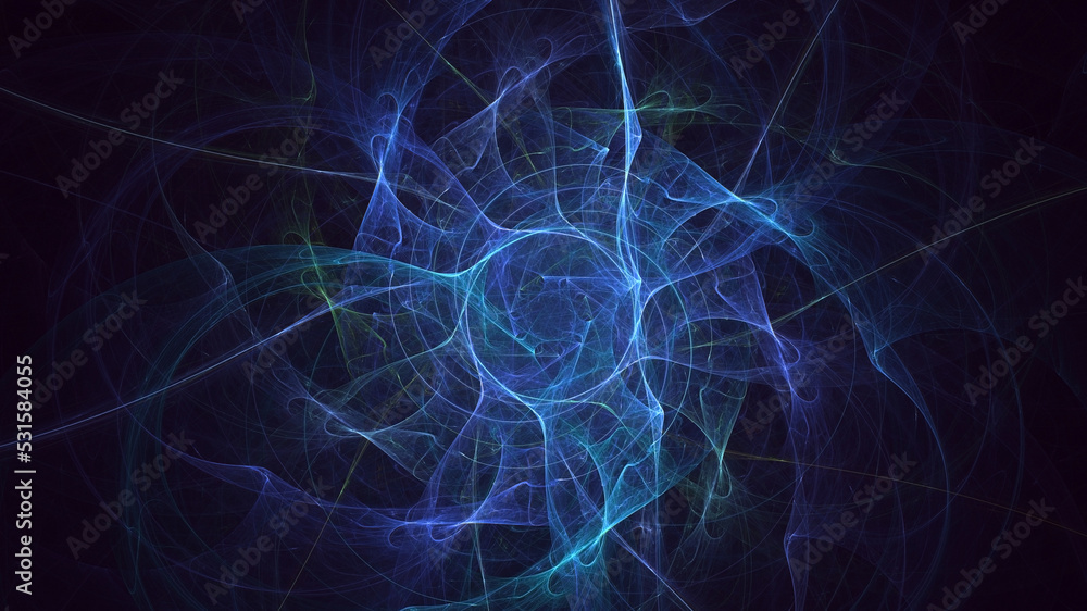 3D rendering abstract multicolor fractal light background 3D rendering abstract multicolor fractal light background