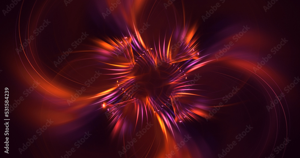 3D rendering abstract multicolor fractal light background 3D rendering abstract multicolor fractal light background