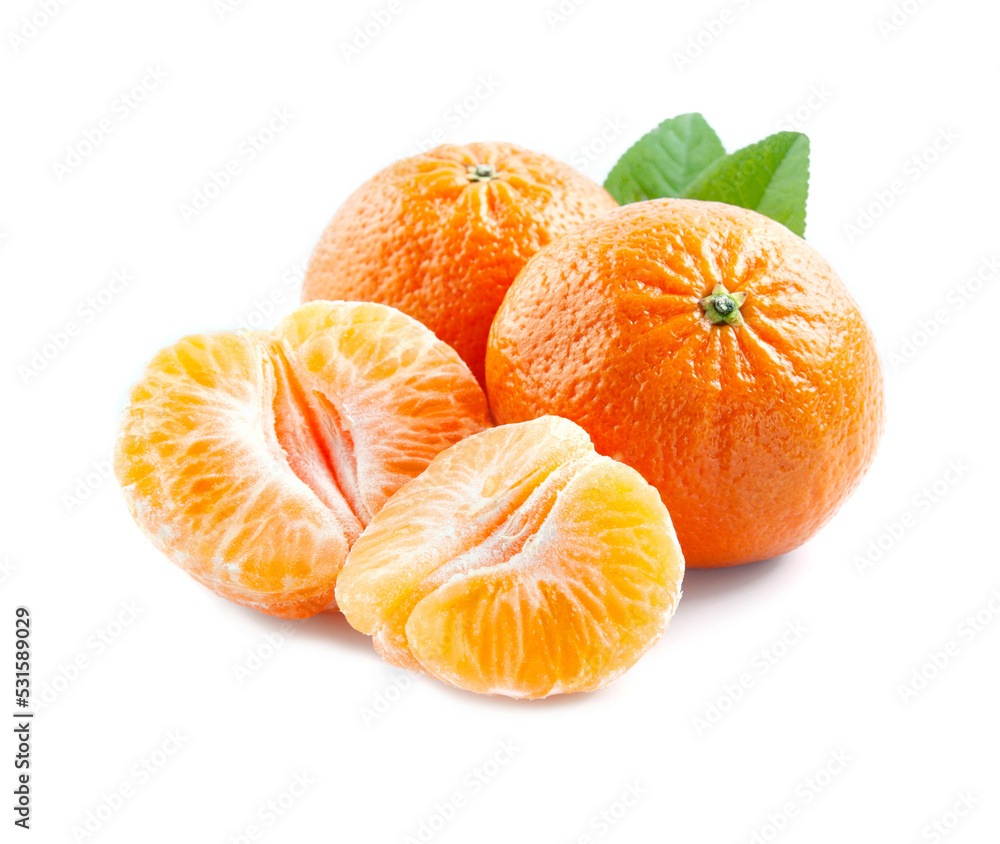 Mandarin oranges closeup. Mandarin oranges closeup.