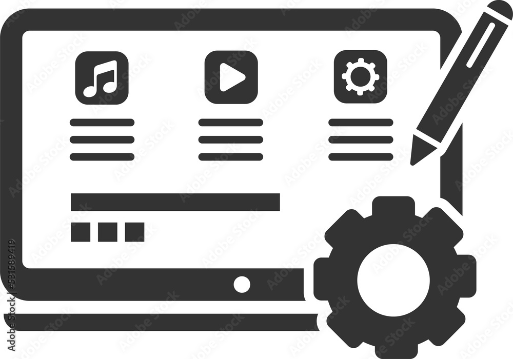 digital icons flat symbols
digital icons flat symbols
