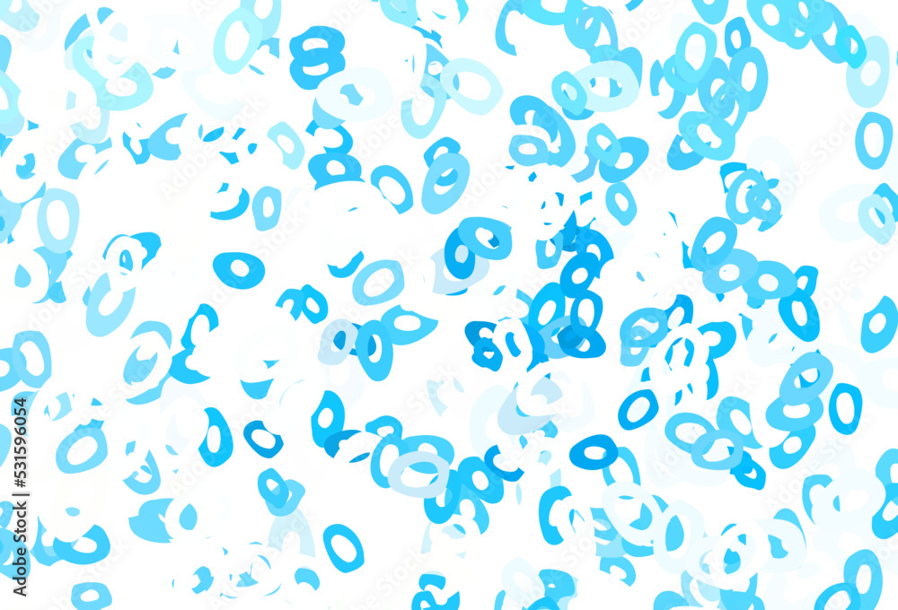 Light Black vector template with circles. Light Black vector template with circles.