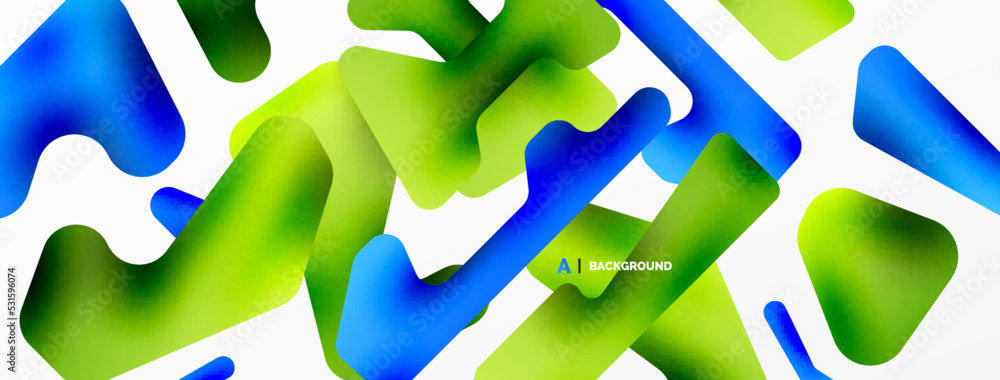 Colorful bright abstract shapes composition. Digital web futuristic template for wallpaper, banner, background, card, book Illustration, landing page Colorful bright abstract shapes composition. Digital web futuristic template for wallpaper, banner, background, card, book Illustration, landing page