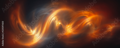 Abstract fire light effect background
