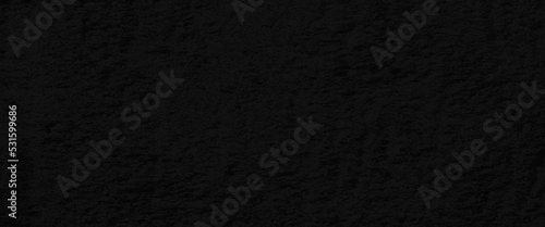 Black or dark gray grainy concrete texture background, panorama dark grey black slate background or texture, vector black concrete texture. stone wall background. 