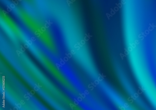 Light BLUE vector template with abstract lines.
