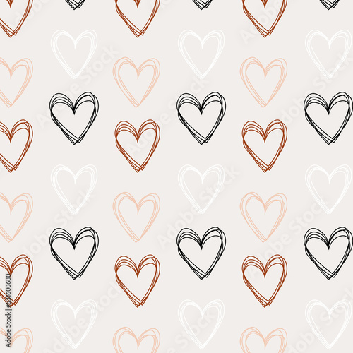 Pattern made with love shape, suitable for wallpaper, wrapping paper, card & fabric.  
