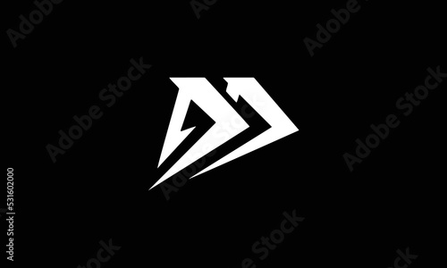 Minimal letter DD logo design. Creative, Premium Minimal emblem design template. Graphic Alphabet Symbol for Corporate Business Identity