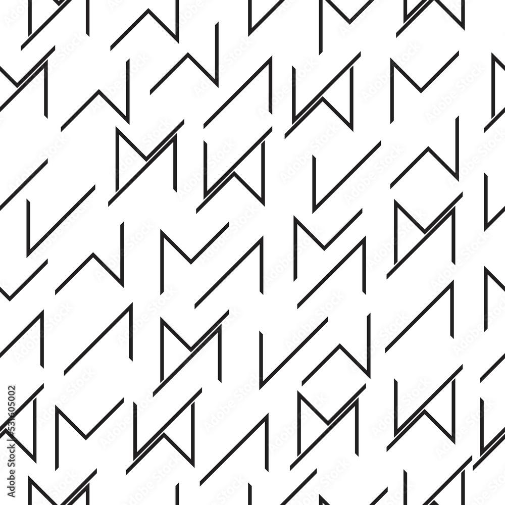 letter m w arrow seamless design vector letter m w arrow seamless design vector