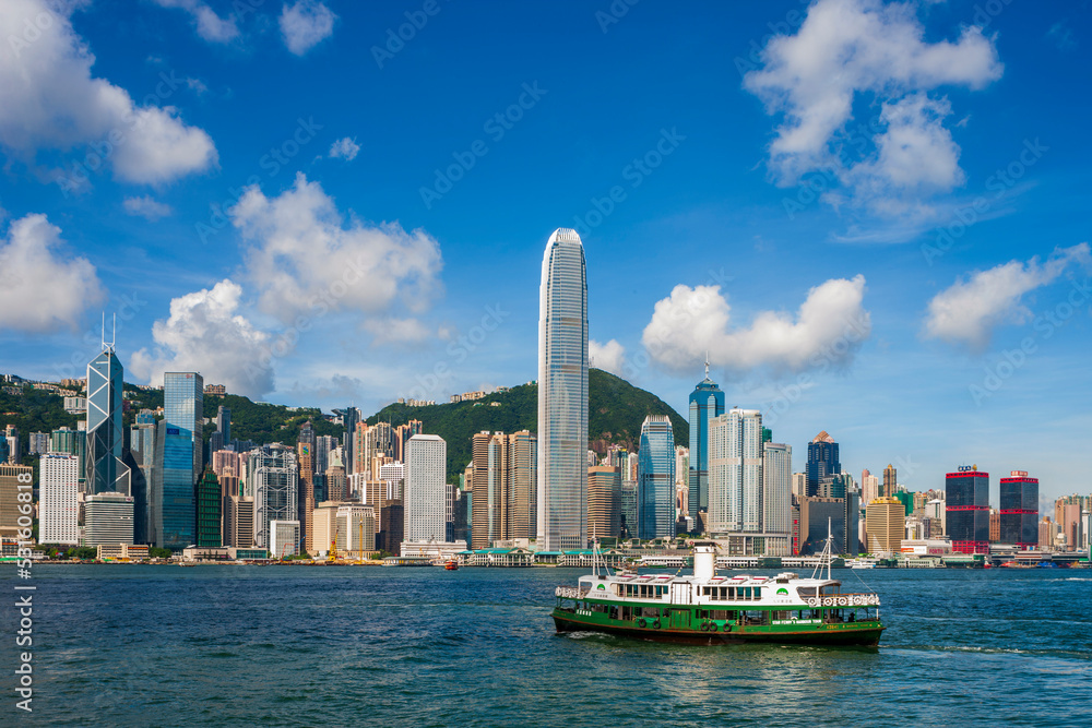 Obraz premium Hong Kong Cityscape at Morning