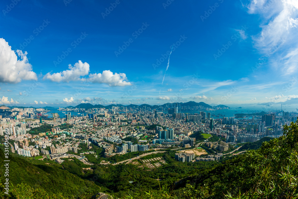 Hong Kong Cityscape from Kowloon Peak Hong Kong Cityscape from Kowloon Peak
