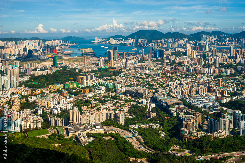 Hong Kong Cityscape from Kowloon Peak