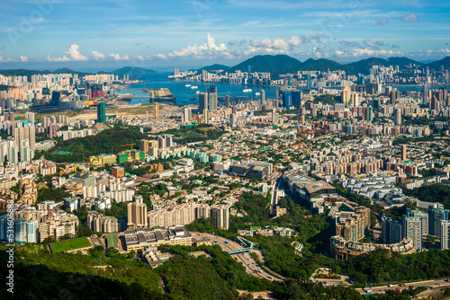 Hong Kong Cityscape from Kowloon Peak