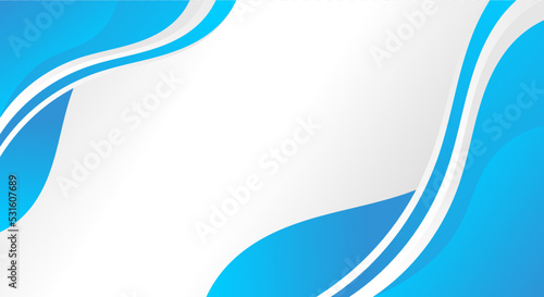 White and elegant blue background