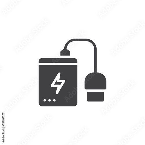 Power bank vector icon