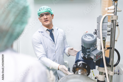medical scientist with cann...