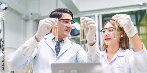 medical scientist with cann...