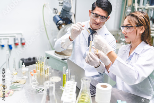 medical scientist with cann...