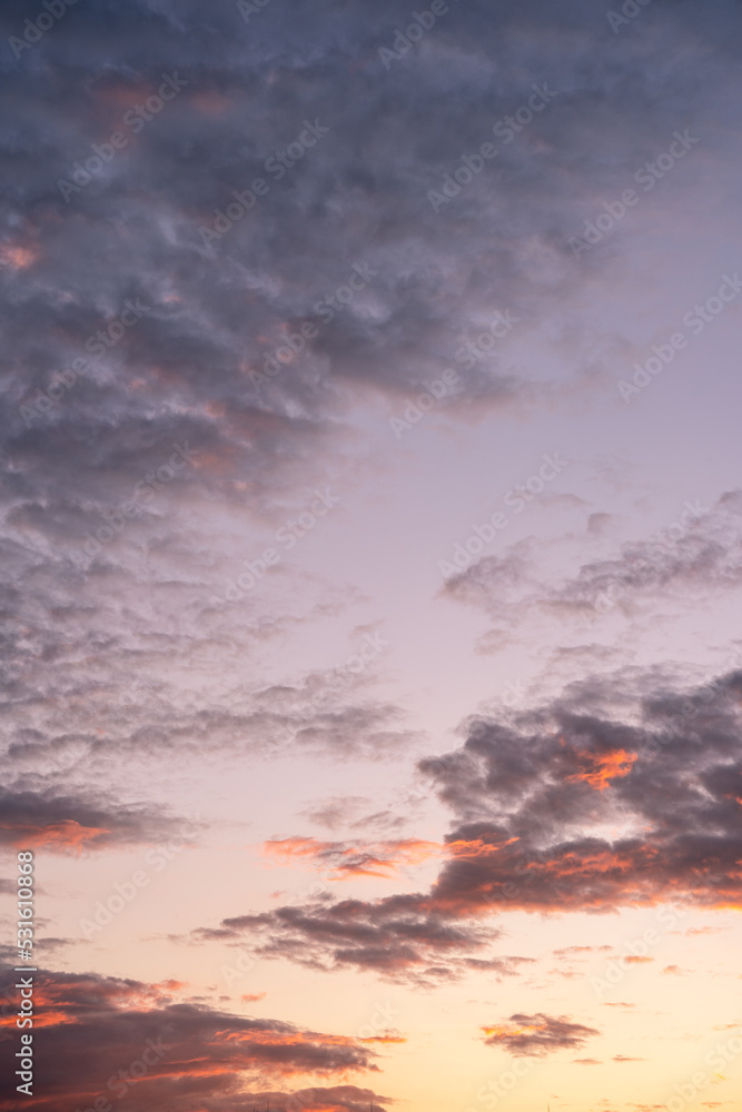 Fototapeta premium sunset in the sky