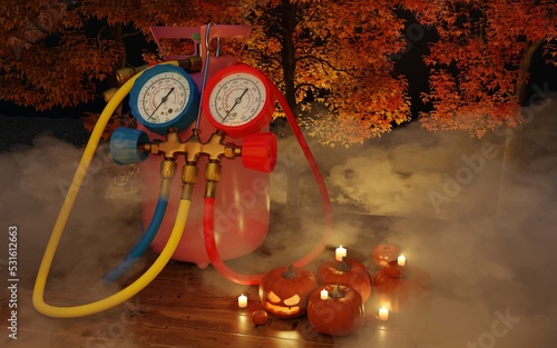 freon gas gauges in fog 3d 