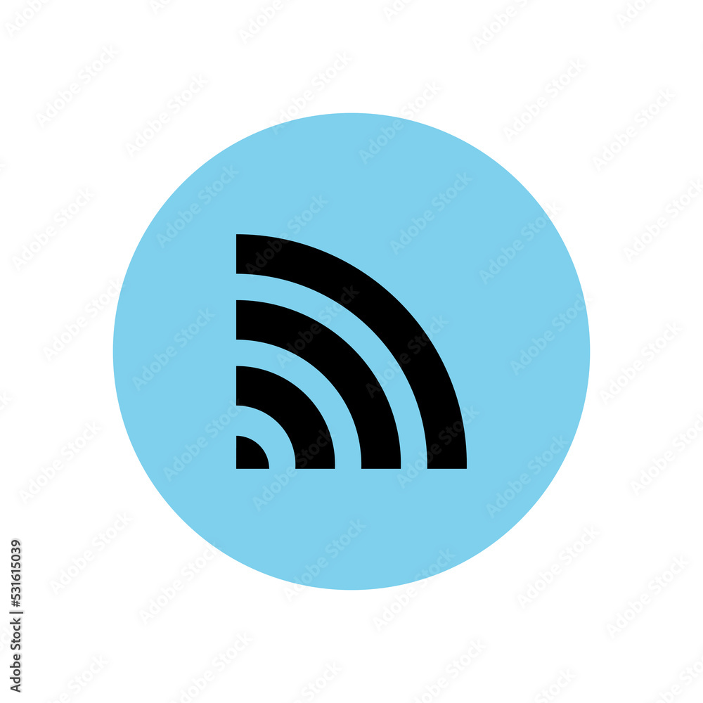 signal icon or wifi icon vector