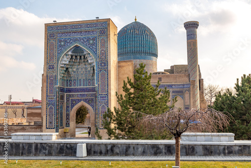 Gur Emir mausoleum. Samarkand city, Uzbekistan.