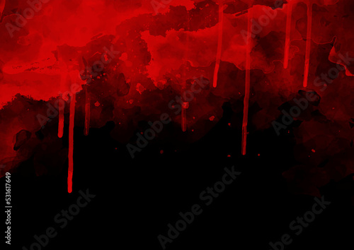 Halloween background with blood splatters and drips