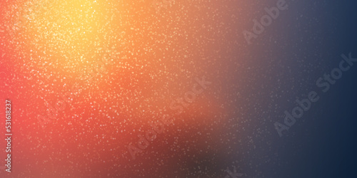 Glowing, Burning Heat, Sunlit Space and Starry Sky - Modern Style Futuristic Technology or Astronomy Concept Background, Generative Art, Creative Template, Vector Design