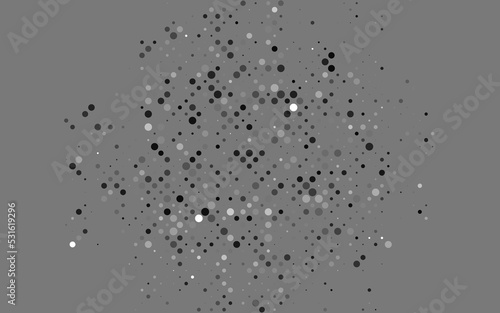 Light Silver, Gray vector template with circles.