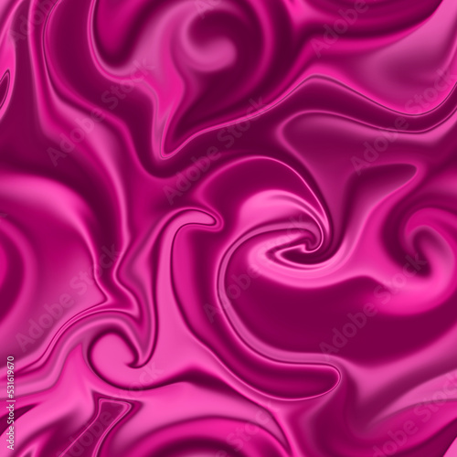 Seamless pattern. Abstract pink background. The texture of the flowing liquid. Fresh paint effect. Imitation of marble and stone. Modern futuristic backdrop. For textiles and wallpapers. 