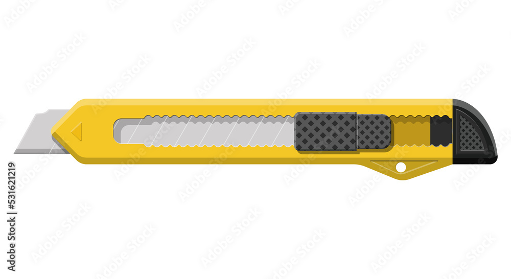 Snap-off blade, stationery office supply knife Snap-off blade, stationery office supply knife