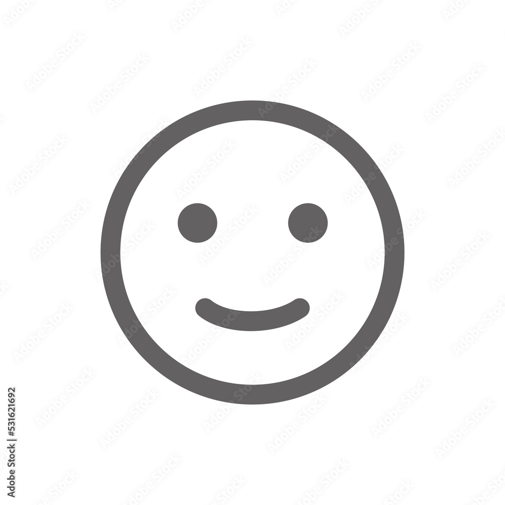 smile emoji icon . Perfect for website or social media application. vector sign and symbol smile emoji icon . Perfect for website or social media application. vector sign and symbol