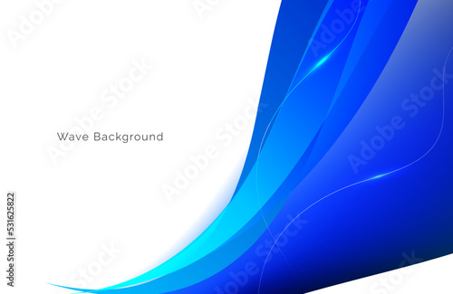 abstract blue wave background