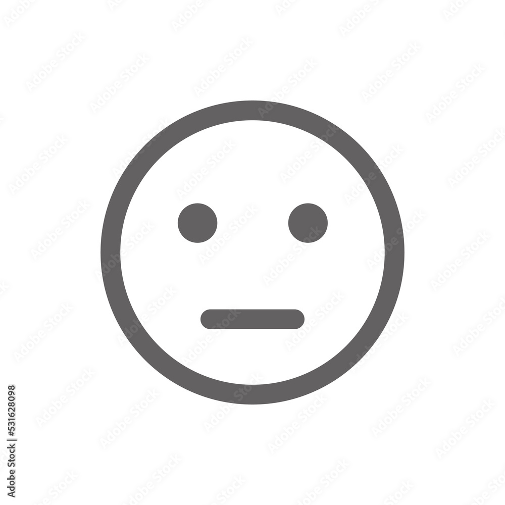 no comment emoji icon . Perfect for website or social media application. vector sign and symbol no comment emoji icon . Perfect for website or social media application. vector sign and symbol