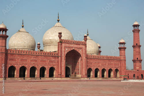 Badshahi Mosque in Lahore, Punjab province, Pakistan photo
