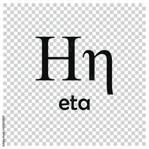 Simple eta. The Greek alphabet has been used to write the Greek language since the late 9th or early 8th century BCE. Greek Alphabet and Symbols (Useful for Education and Schools)