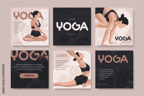 a set of yoga cards