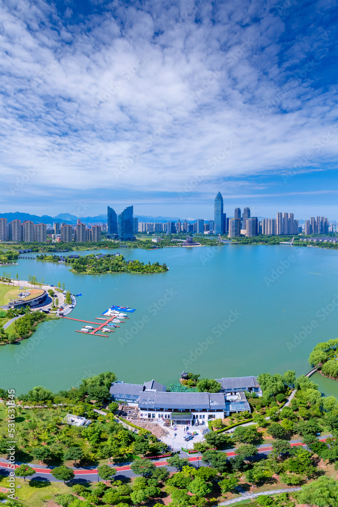 Didang Lake Park, Shaoxing, Zhejiang, China