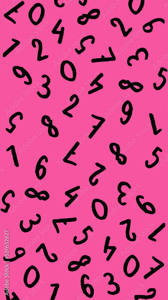 template with the image of keyboard symbols. a set of numbers. Surface template. purple background. Vertical image. template with the image of keyboard symbols. a set of numbers. Surface template. purple background. Vertical image.