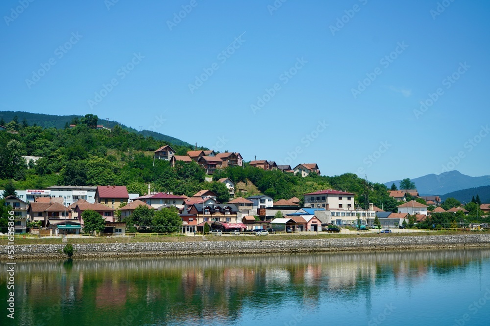 Fototapeta premium Visegrad Bosnia and Herzegovina 2022 June