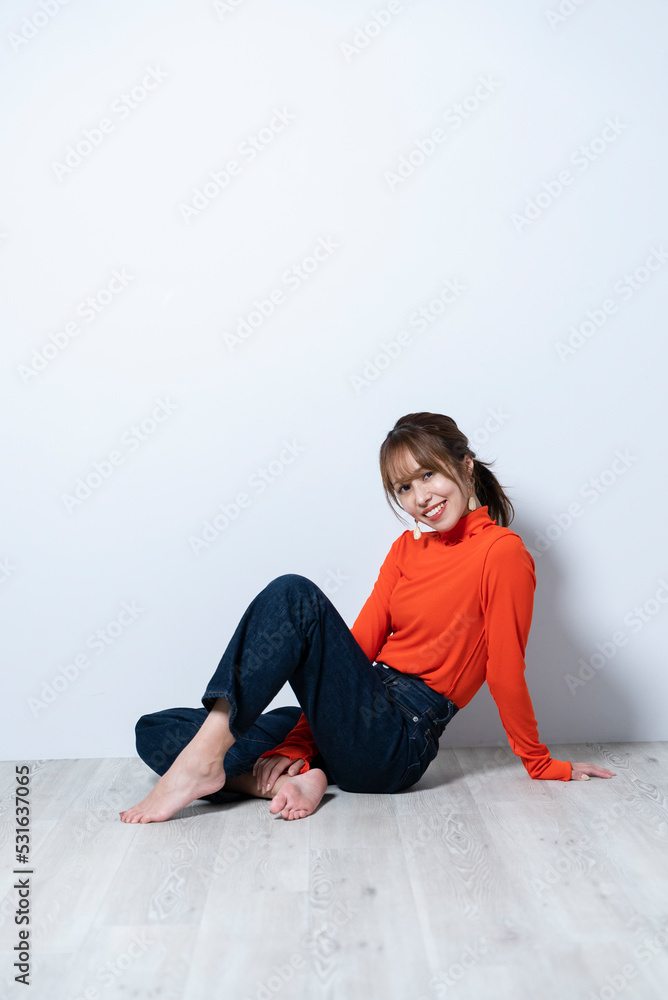 Fototapeta premium クールな女性ポートレート