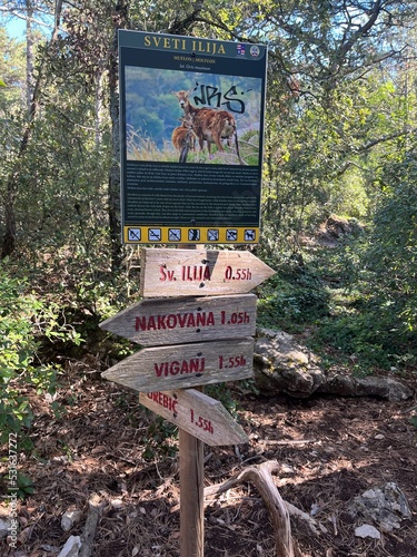 View from Snake mountain, Peljesac, Croatia