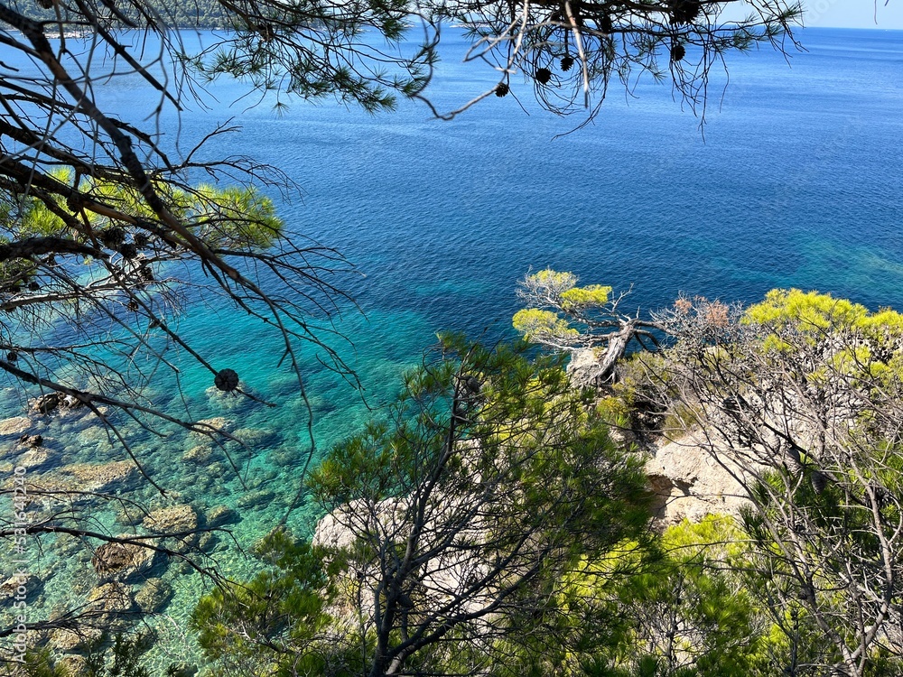 Beautiful Grdni dol beach, Peljesac, Croatia Beautiful Grdni dol beach, Peljesac, Croatia