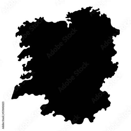 Galicia map  Spain region. Vector illustration.